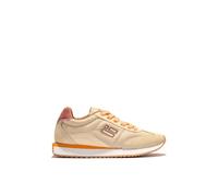 D.Franklin Zapatillas Deportivas de Mujer Estilo Retro Vantage en Beige - Zapatillas de Vestir para Mujer - Moda Casual - Talla (38)