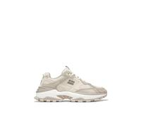 D.Franklin Zapatillas Deportivas Unisex Modelo 347 Track Flag Beige - Zapatillas de Vestir Unisex - Moda Casual - Talla (36) - Modelo 347