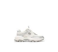 D.Franklin Zapatillas Deportivas Unisex Modelo 347 Track Flag Plata - Zapatillas de Vestir Unisex - Moda Casual - Talla (37) - Modelo 347