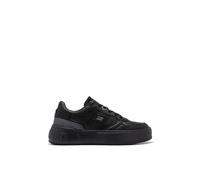 D.Franklin Zapatillas Unisex Court Basic Full Negro - Zapatillas de Vestir Unisex - Moda Casual - Talla (37) - Modelo Court