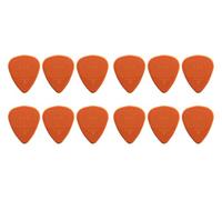 D-Grip Plectro - Janicek Nylonpicks - Forma estándar 351 - 1,14 mm Naranja - Paquete de 12 - con superficie de textura antideslizante - fabricado en República Checa
