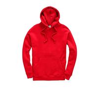 D&H CLOTHING UK Premium Adulto Unisex Premium XS-6XL Jersey Heavy Blended Fleece Jumper Ropa de Trabajo Sudadera Sudaderas con Capucha Top Plain BNW Unisex Rojo