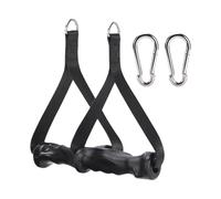 D Handle Cable Attachment - Anti-Slip Machine Grip for Tricep Strength, Back Shoulder Arm Training with Rowing Pulldown Function, Gym Accessory for Men Women Home Garage Doorway Fitness