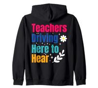 D/HH Educación Conducir Sordos con Problemas Auditivos Maestro Sudadera con Capucha