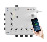 D-Home - Amplificador de TV TDT Interior 8 salidas 22dB Conectado Filtrado 4G-5G - Funciona con la aplicación Mobile TV Finder para encontrar la mejor señal disponible. Adecuado para cualquier antena