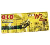 D.I.D 520 vx2gbx106fb abierto Cadena con Spring Link, Oro/Negro