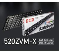 D.I.D Cadena de transmisión 520ZVM-X X-Ring 520