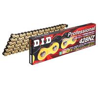 D.I.D Cadena Did 428NZSDH con 124 eslabones dorado/negro