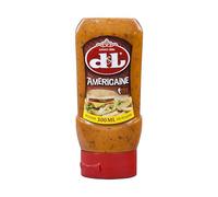 D&L Americaine Sauce - 1 x 300 ml - Salsa belga a la parrilla de tomates, salsa picante y ligeramente picante de Devos & Lemmens, para hamburguesas y patatas fritas, como salsa de carne y pescado,