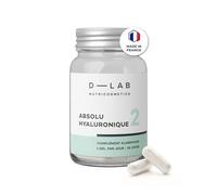 D-LAB | Absoluto Hialurónico Cápsulas 1 Mes | Cura Belleza Interior | Hidratación Profunda y Arrugas Atenuadas | Vegano y Sensorial | Made in France