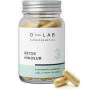 D-LAB | Detox Adelgazar | 28 Días de Complemento | Limpia el Sistema de Eliminación | Facilita la Gestión de Peso