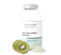 D-LAB Pro-Colágeno Adelgazar Kiwi | Curar 28 Días Frasco Polvo Sabor Kiwi | Colágeno Marino, SOD Melón, Mate y Cromo | Antiescarlulitis, Drenaje, Anti-Sucre | Fabricado en Francia