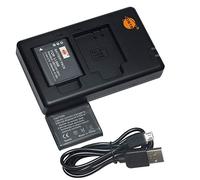 D-LI92 DSTE - Batería de alimentación LI-50B + cargador micro USB compatible con Ricoh Pentax D-LI92 y Optio I-10, RZ10, RZ18, WG-1, WG-1 GPS, WG-2, WG-2 GPS, WG-3