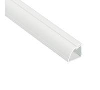 D-Line 1M22QSW Canaletas para cables en forma de cuadrante - 1x 22mm (anch.) x 22mm (alt.) x 1-metro longitud - Blanco
