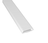 D-Line, Canaletas, Cubierta para Cables de TV en Paredes, Se Puede Pintar, Autoadhesiva, Diseño de una Pieza articulado - 60 mm (Ancho) x 15 mm (Alto) x 1 Metro de Longitud - Color Blanco