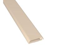 D-Line, Canaletas, Cubierta para Cables de TV en Paredes, Se Puede Pintar, Autoadhesiva, Diseño de una Pieza articulado - 60 mm (Ancho) x 15 mm (Alto) x 1 Metro de Longitud - Color Magnolia