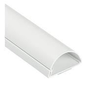 D-Line Maxi 1M5025W, Canaletas decorativas para cables de TV, Una solución cómoda que organiza y cubre los cables de TV en la pared - 50 x 25 mm y 1 metro de longitud en color blanco