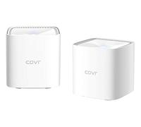 D-Link COVR-1102 Kit WiFi Mesh AC1200 (Dual-Band, dos nodos extensores inteligentes Wi-Fi hasta 1200 Mbps, malla, encriptación WPA3, LAN Gigabit, Wave2, Streaming 4K, blanco