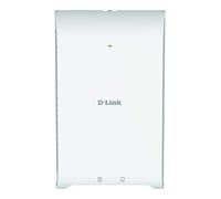 D-Link DAP-2622 Punto de Acceso Inwall, Antena WiFi, AC1200 Wave 2, PoE, gestión unificada, Portal captivo, Fast Roaming, Ideal hoteles PoE passthrough, encastrable