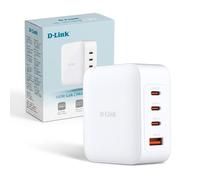 D-Link Cargador de pared DCF-141/E GaN 140W 3x USB-C 1x USB-A PD 3.1 QC 4.0 Blanco