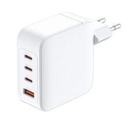 D-Link Cargador de pared DCF-141/E GaN 140W 3x USB-C 1x USB-A PD 3.1 QC 4.0 Blanco