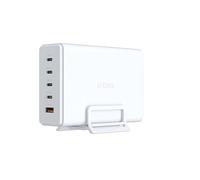 D-Link DCF-241 Cargador GAN de 240 W - Estación USB de 5 Puertos con 4× USB-C y 1× USB-A, PD 3.1, QC 4.0/3.0, gestión Inteligente, compacta