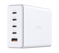 D-Link DCF-241 Cargador GAN de 240 W - Estación USB de 5 Puertos con 4× USB-C y 1× USB-A, PD 3.1, QC 4.0/3.0, gestión Inteligente, compacta