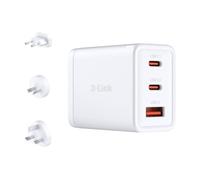 D-link Cargador Pared Gan 2xusb-c + Usb-a 65w