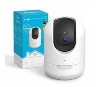 D-Link DCS-8610 Cámara Wi-Fi 2.5K QHD Panorámica con Giro e Inclinación, Detección IA de Personas y Caídas, Vista 360° con Seguimiento Automático, Audio Bidireccional, microSD, App mydlink
