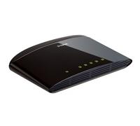 D-Link DES-1005D - Switch de red con 5 puertos LAN Fast Ethernet 10/100 Mbps RJ-45, no gestionable Layer 2, negro