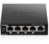 D-Link Switch DES-1005P - 5 puertos PoE 10/100 Mbps No administrado
