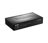 D-Link DES-1008PA - Switch de Red con 8 Puertos Fast Ethernet 10/100 Mbps (4 Puertos PoE, 52 W), no gestionable Layer 2, Negro