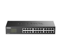 D-Link 24-port 10/100M NWay Desktop - Internal PSU (incl. 19" rack mount kit) No administrado