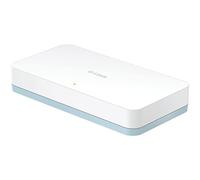 D-Link DGS-1008D - Switch de Red con 8 Puertos Gigabit 10/100/1000 Mbps no gestionable Layer 2, Color Blanco