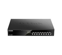 D-Link DGS-1008MP - Switch PoE Gigabit 8 puertos LAN, no gestionable layer 2, de 30 W por puerto y capacidad total de hasta 140 W, enrackable, 11” de ancho, 1U de altura
