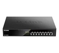 D-Link DGS-1008MP - Switch PoE Gigabit 8 puertos LAN, no gestionable layer 2, de 30 W por puerto y capacidad total de hasta 140 W, enrackable, 11” de ancho, 1U de altura