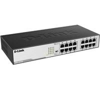 D-Link DGS-1016D/E switch No administrado Negro, Metálico