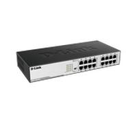 D-Link DGS-1016D/E switch No administrado Negro, Metálico