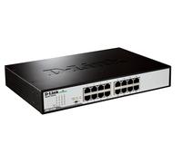 D-Link DGS-1016D/E switch No administrado Negro, Metálico
