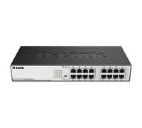 D-Link DGS-1016D/E switch No administrado Negro, Metálico