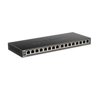D-Link DGS-1016S 16-Port 10/100/1000Mbps Unmanaged Gigabit Ethernet Switch
