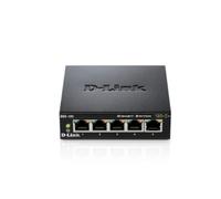 D-Link DGS-105 No administrado L2 Gigabit Ethernet (10/100/1000) Negro