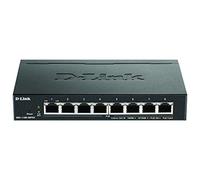 D-Link DGS-1100-08PV2/E, Switch Smart 8 Puertos Gigabit, PoE, Power Over Ethernet, Gestión Web, Layer 2, VLAN, IGMP Snooping, VoIP VLAN, QoS, Seguridad Red - Cable de alimentación de la UE