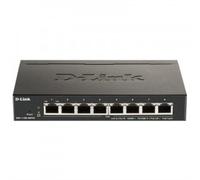 D-Link DGS-1100-08PV2/E, Switch Smart 8 Puertos Gigabit, PoE, Power Over Ethernet, Gestión Web, Layer 2, Vlan, IGMP Snooping, VoIP, QoS, Seguridad Red, Cable de alimentación de la UE