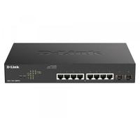 D-Link DGS-1100-10MPV2 switch Gestionado L2 Gigabit Ethernet (10/100/1000) Energía sobre Ethernet (PoE) 1U Negro
