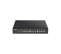 D-Link DGS-1100-24PV2, Switch Smart 24 puertos Gigabit, PoE, Power Over Ethernet, Gestión web, Layer 2, VLAN, sin ventilador, IGMP Snooping, VoIP VLAN, QoS, Seguridad red, montaje rack, sin ventilador