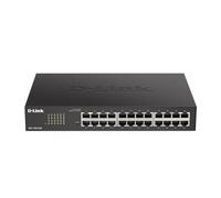 D-Link DGS-1100-24V2, Switch Smart 24 puertos Gigabit, RJ-45, Gestión web, Layer 2, VLAN, sobremesa, sin ventilador, IGMP Snooping, VoIP VLAN, QoS, Seguridad red, montaje rack; sin ventilador, Green