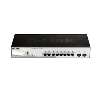 D-Link DGS-1210-08P/E - Switch PoE 8 Puertos Gigabit y 2 Puertos SFP - Solo Cable de alimentación de la UE