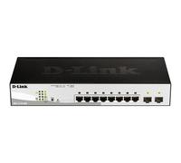 D-Link - DGS-1210-08P switch Gestionado L2/L3 Gigabit Ethernet (10/100/1000) Energía sobre Ethernet (PoE) Negro