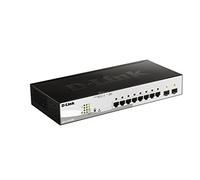 D-Link - DGS-1210-08P switch Gestionado L2/L3 Gigabit Ethernet (10/100/1000) Energía sobre Ethernet (PoE) Negro